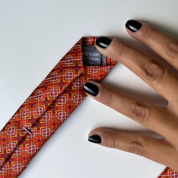 HICKEY FREEMAN Silk Neck Tie - Picture 4 of 5